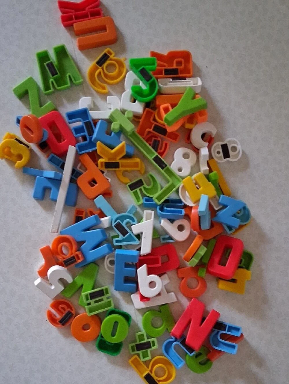 Colorful Magnetic Alphabet Letters - Multicolor Kids Learning Toy